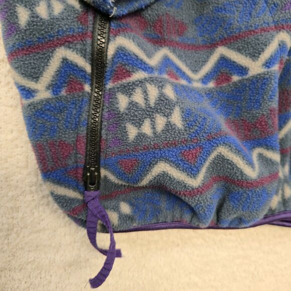 Vintage Columbia Jacket Mens XL Fleece Abstract Aztec Full Zip Made in USA - Picture 8 of 14